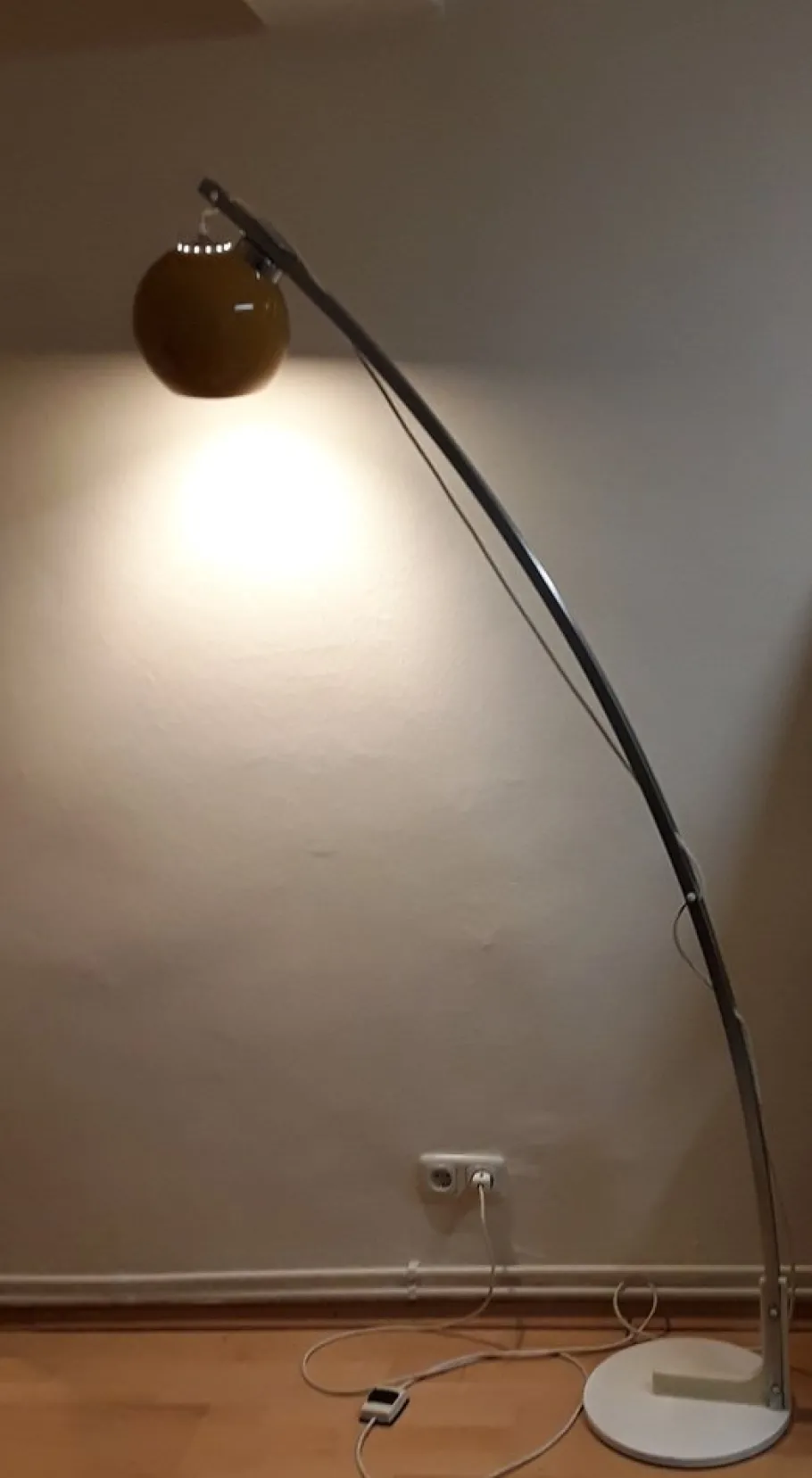 Discount Pamono Vintage Adjustable Arc-Shaped Floor Lamp, 1960s