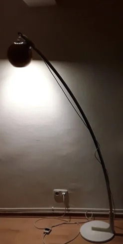 Discount Pamono Vintage Adjustable Arc-Shaped Floor Lamp, 1960s