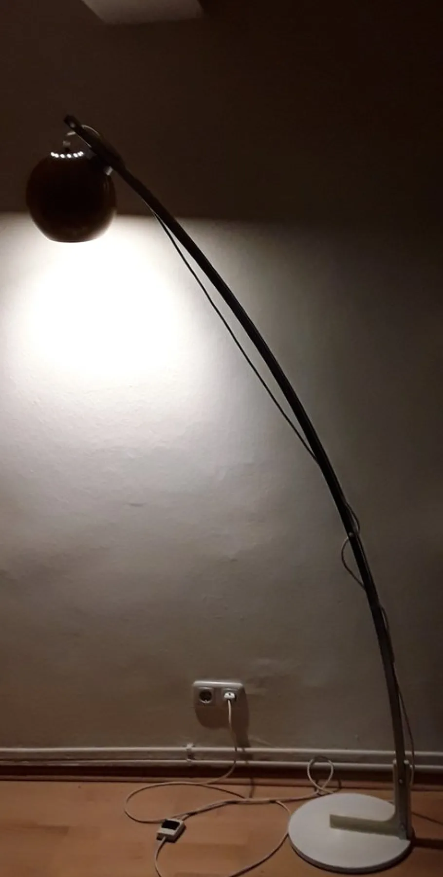 Discount Pamono Vintage Adjustable Arc-Shaped Floor Lamp, 1960s