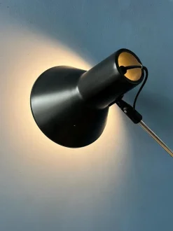 Discount Pamono Vintage Adjustable Black Floor Lamp in style of Hoogervorst