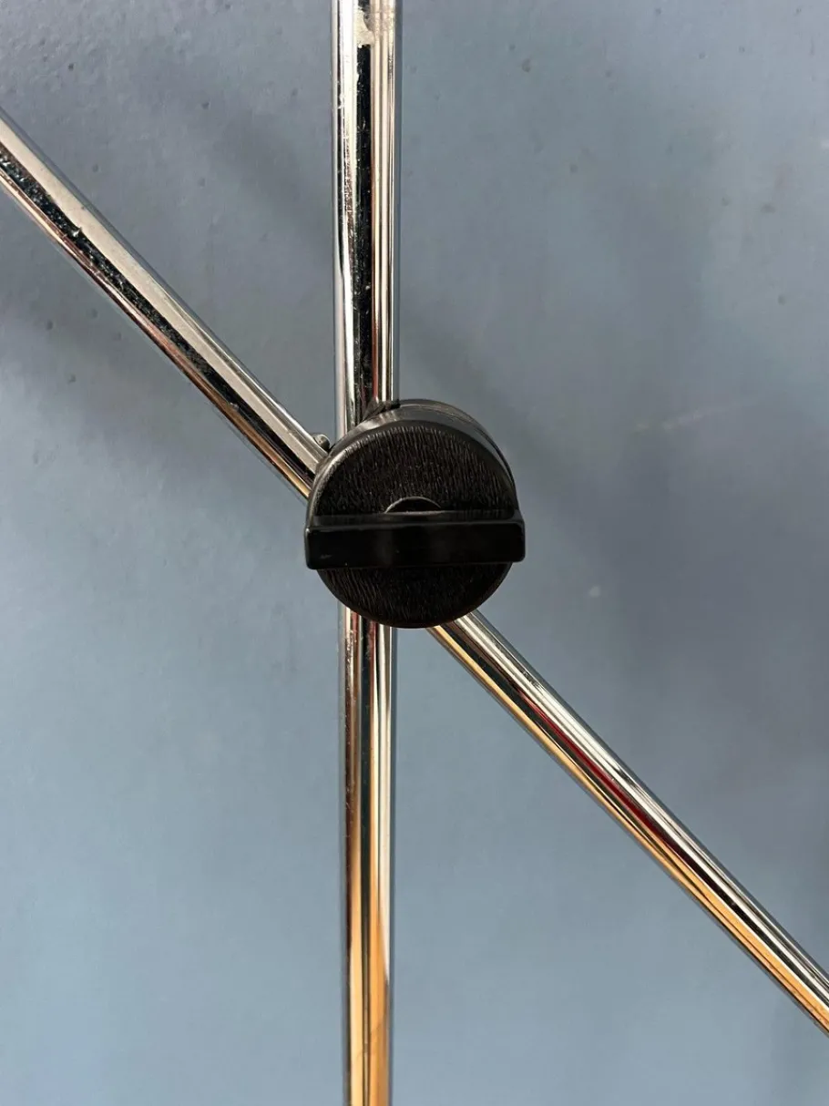 Discount Pamono Vintage Adjustable Black Floor Lamp in style of Hoogervorst