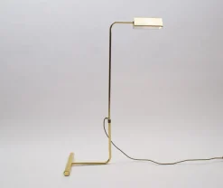 Clearance Pamono Vintage Adjustable Brass Floor Lamp