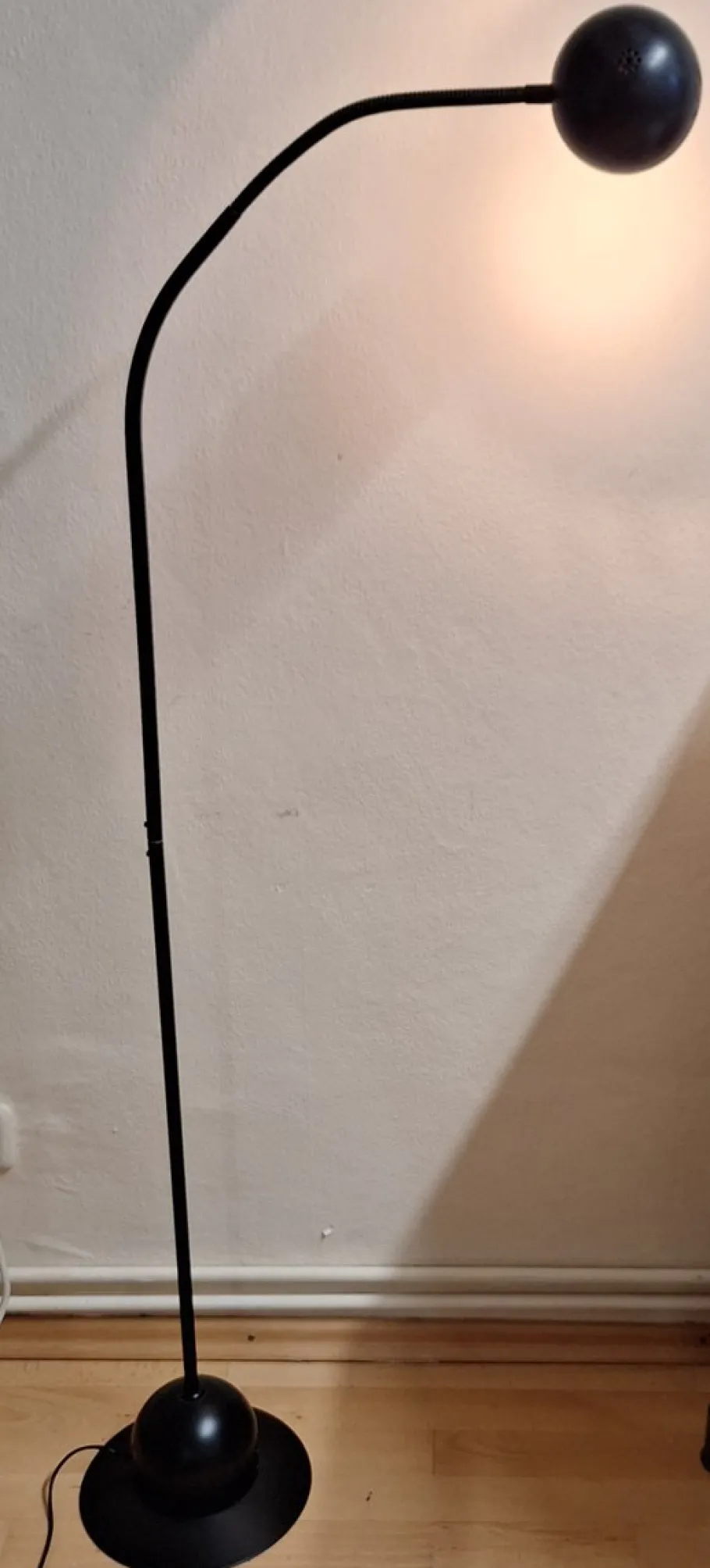 Discount Pamono Vintage Adjustable Floor Lamp in Black Painted Metal, 1990s