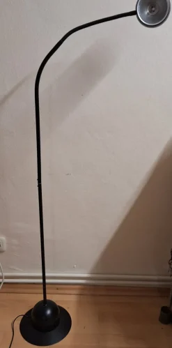 Discount Pamono Vintage Adjustable Floor Lamp in Black Painted Metal, 1990s