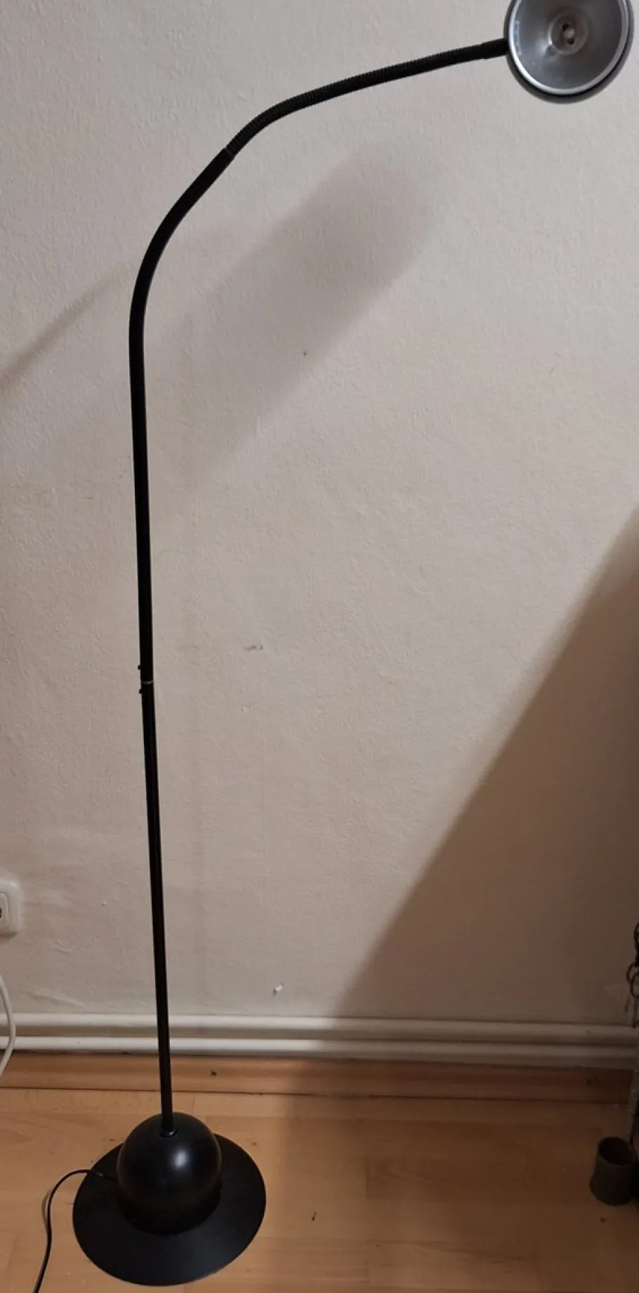 Discount Pamono Vintage Adjustable Floor Lamp in Black Painted Metal, 1990s