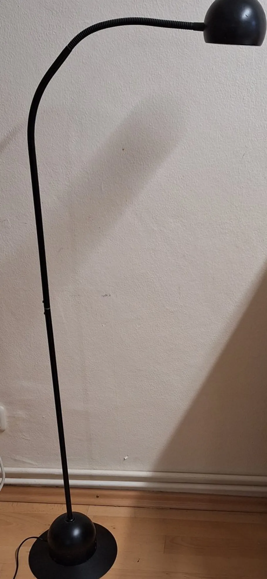 Discount Pamono Vintage Adjustable Floor Lamp in Black Painted Metal, 1990s