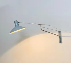 New Pamono Vintage Adjustable Wall Lamp, 1950s