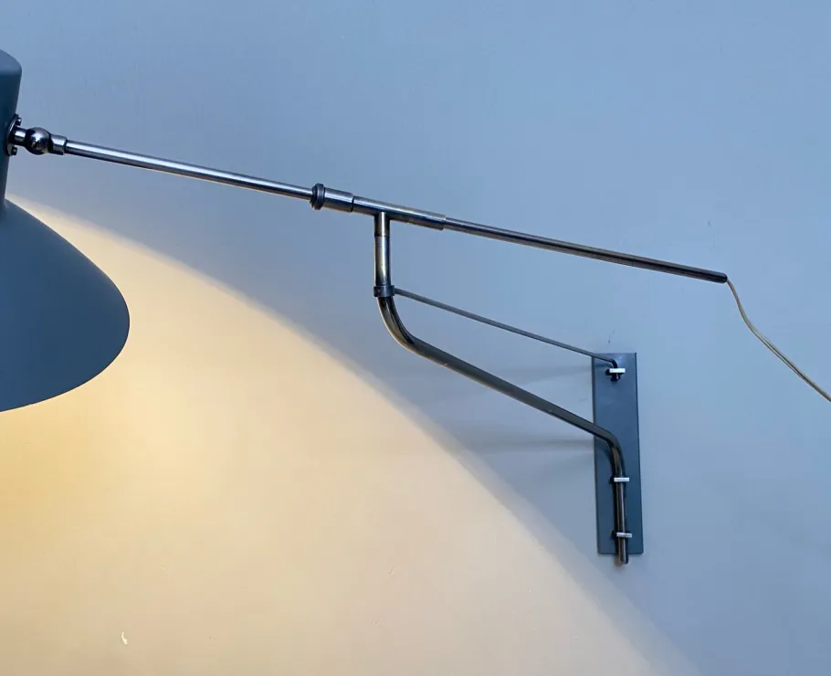 New Pamono Vintage Adjustable Wall Lamp, 1950s