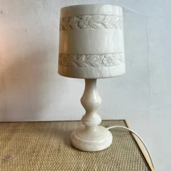 Hot Pamono Vintage Alabaster Table Lamp, 1970s