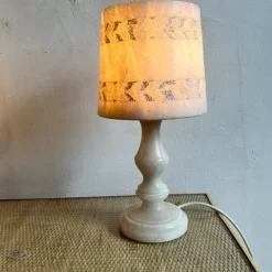 Hot Pamono Vintage Alabaster Table Lamp, 1970s