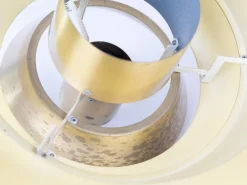 Discount Pamono Vintage Aluminum Nova Pendant Lamp by Jo Hammerborg for Fog and Mørup, 1963