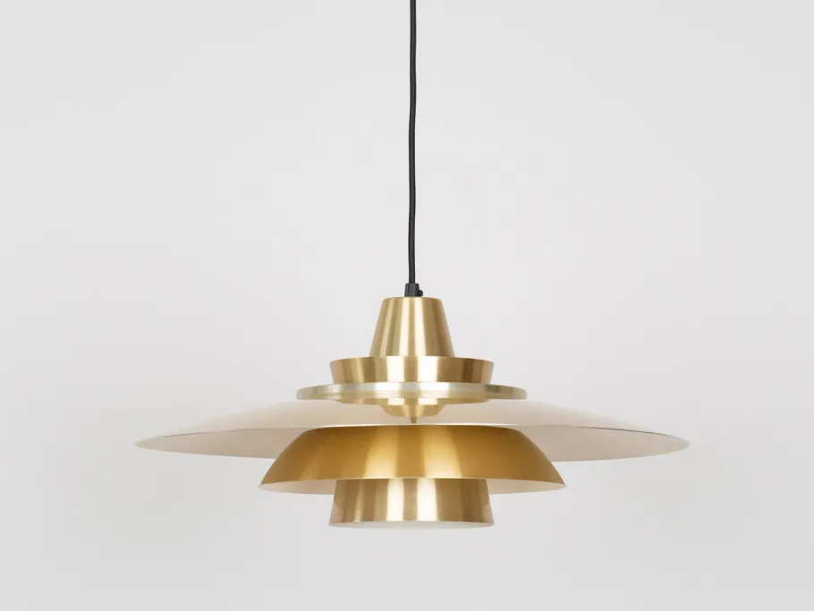 Hot Pamono Vintage Aluminum Pendant Lamp by David Mogensen for Superlight, 1980s