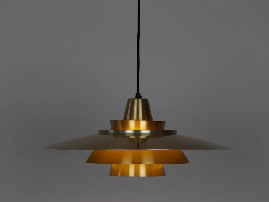 Hot Pamono Vintage Aluminum Pendant Lamp by David Mogensen for Superlight, 1980s