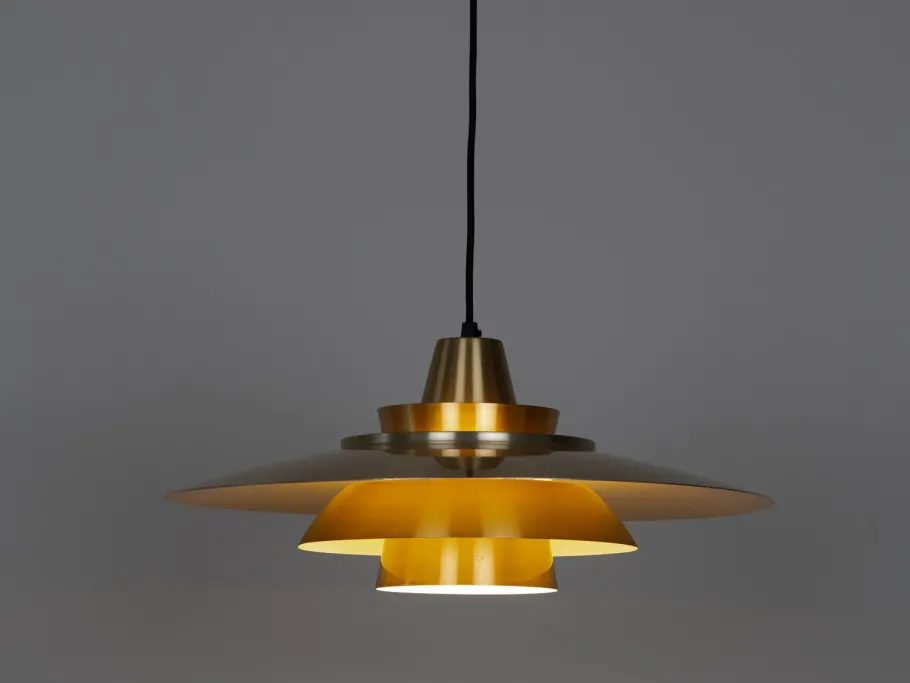 Hot Pamono Vintage Aluminum Pendant Lamp by David Mogensen for Superlight, 1980s