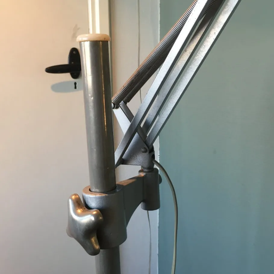 Best Pamono Vintage Anglepoise Floor Lamp with Wheels from ASEA, 1950s