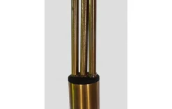 Outlet Pamono Vintage Arc 3-Light Floor Lamp in Brushed Brass