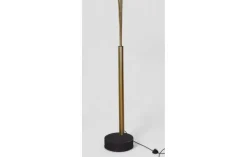 Outlet Pamono Vintage Arc 3-Light Floor Lamp in Brushed Brass