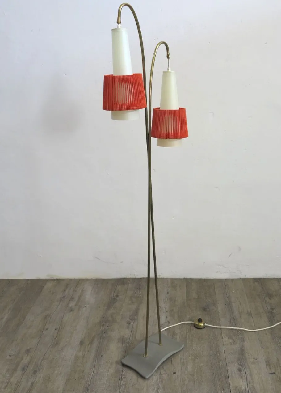 Clearance Pamono Vintage 2-Armed Floor Lamp, 1950s