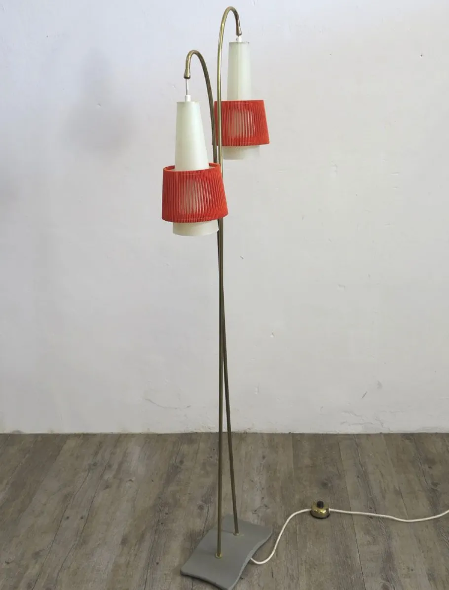 Clearance Pamono Vintage 2-Armed Floor Lamp, 1950s