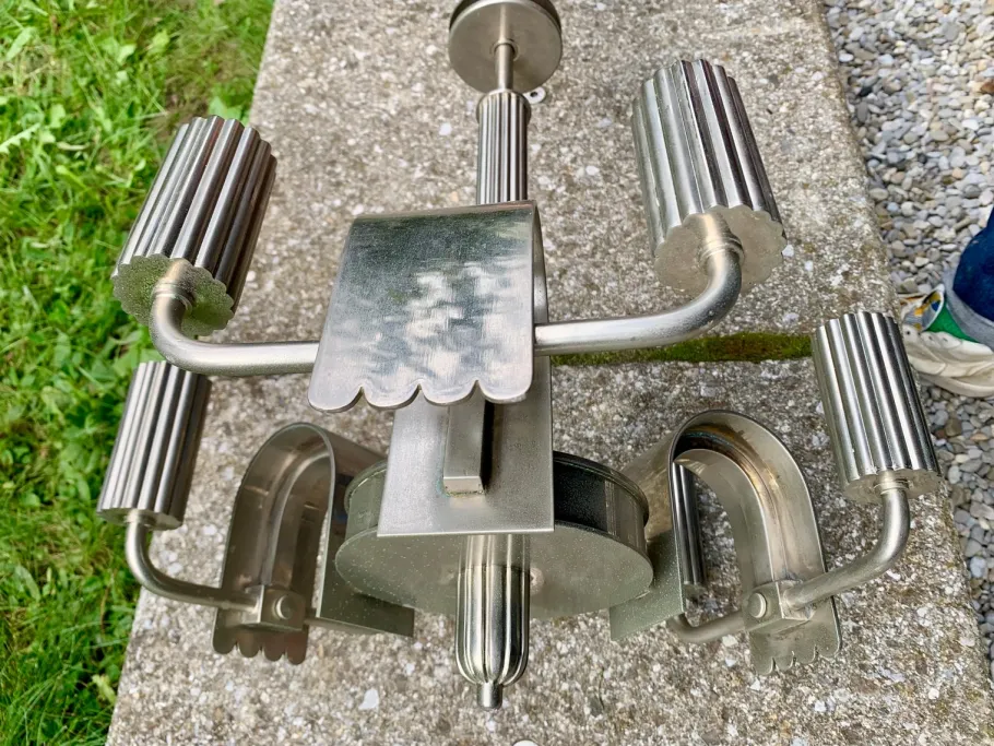 Discount Pamono Vintage Art Deco Chandelier, 1930