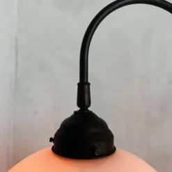 Discount Pamono Vintage Art Deco Floor Lamp with Glass Lampshades