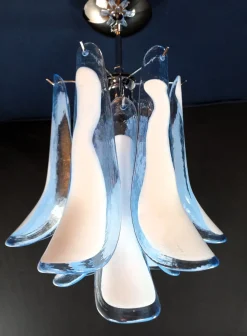 Clearance Pamono Vintage Art Deco Pendant in Murano, 1983