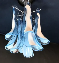 Clearance Pamono Vintage Art Deco Pendant in Murano, 1983