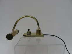 Best Pamono Vintage Art Deco Polished Brass Piano Light