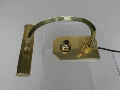 Best Pamono Vintage Art Deco Polished Brass Piano Light