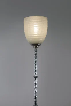 Sale Pamono Vintage Art Deco Pulegoso Murano Glass Floor Lamp attributed to Venini, 1930s