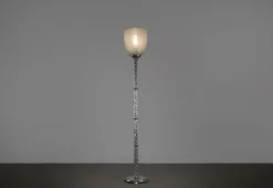 Sale Pamono Vintage Art Deco Pulegoso Murano Glass Floor Lamp attributed to Venini, 1930s