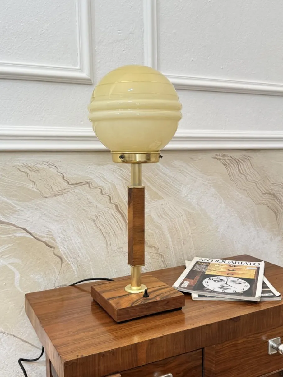 New Pamono Vintage Art Deco Table Lamp, 1930s