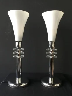 Discount Pamono Vintage Art Deco Table Lamps, Set of 2