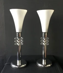 Discount Pamono Vintage Art Deco Table Lamps, Set of 2