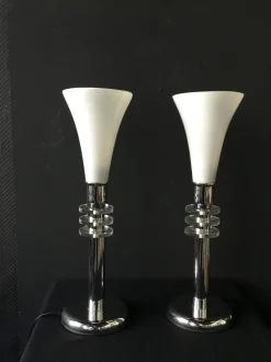 Discount Pamono Vintage Art Deco Table Lamps, Set of 2