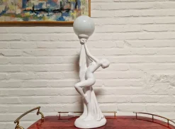 Best Pamono Vintage Art Deco Table Light, 1970s