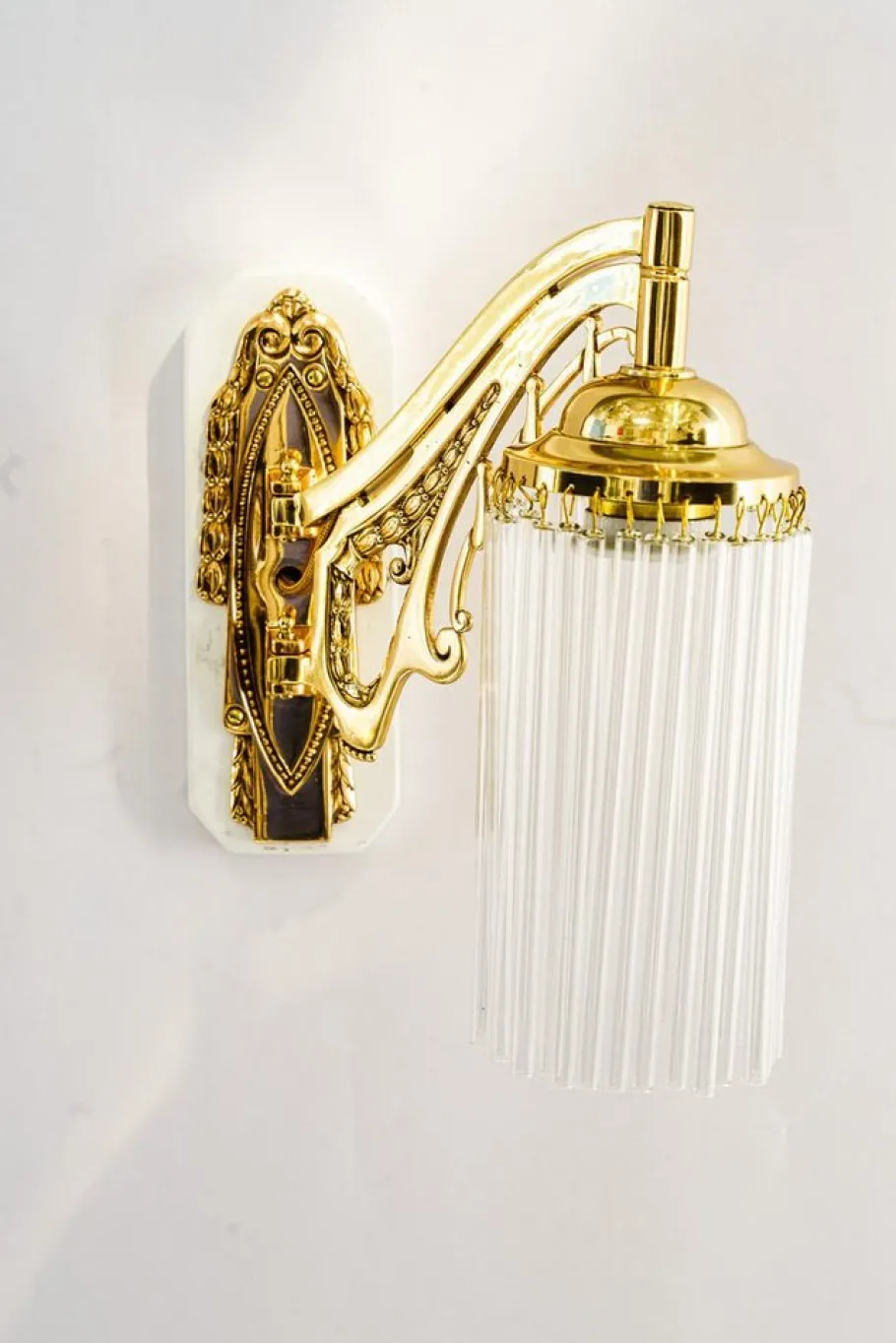 Sale Pamono Vintage Art Deco Wall Lamps, 1920s, Set of 2