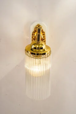 Sale Pamono Vintage Art Deco Wall Lamps, 1920s, Set of 2