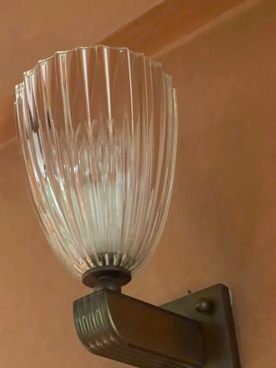 Hot Pamono Vintage Art Deco Wall Lights, 1920s, Set of 2