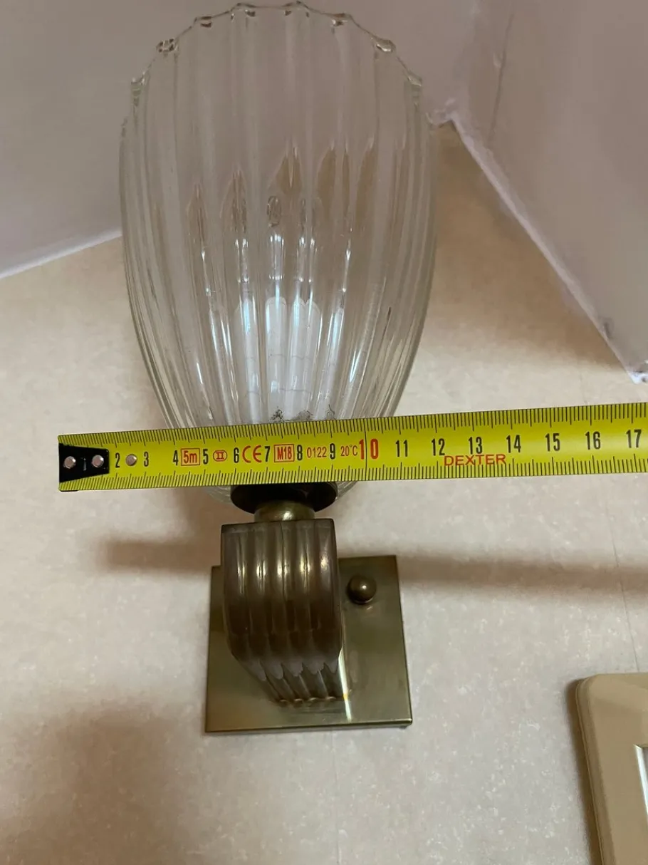 Hot Pamono Vintage Art Deco Wall Lights, 1920s, Set of 2