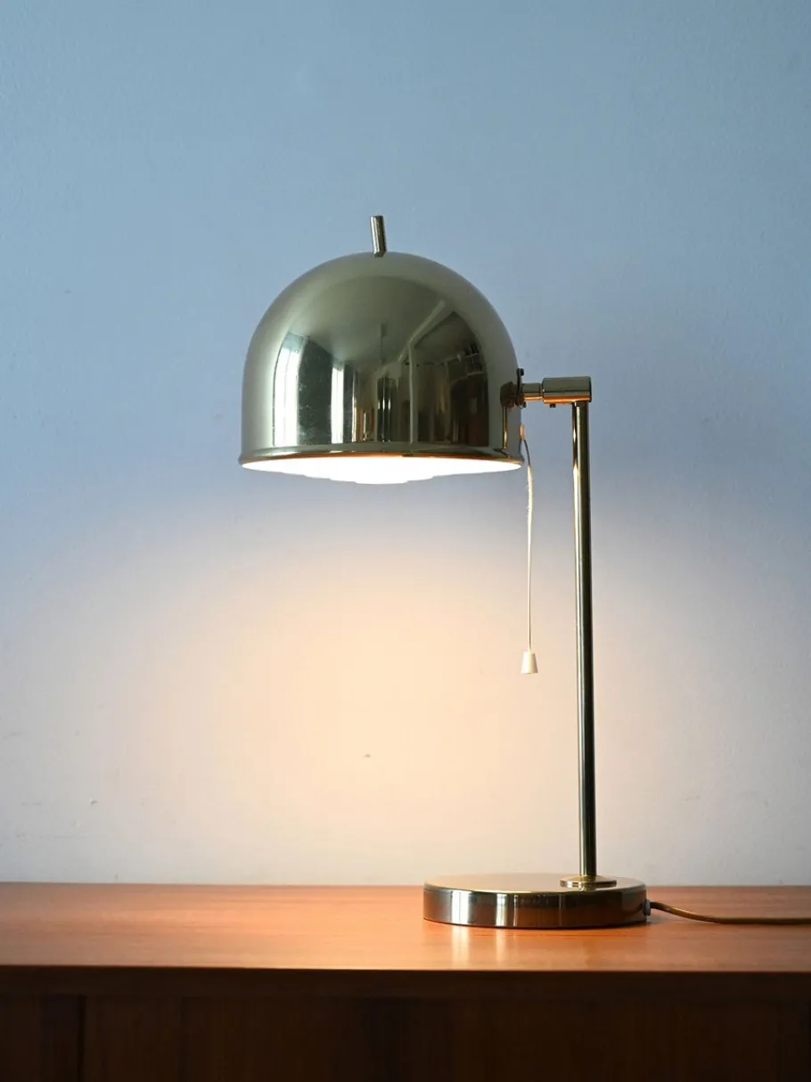 Clearance Pamono Vintage B-075 Brass Table Lamp by Bergboms, 1960s