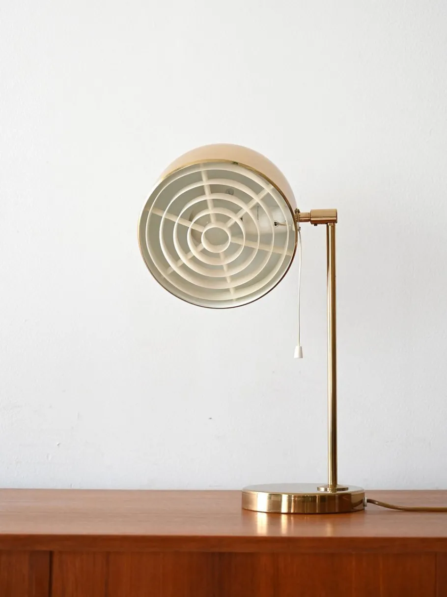 Clearance Pamono Vintage B-075 Brass Table Lamp by Bergboms, 1960s