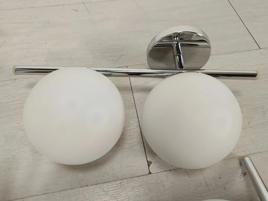 New Pamono Vintage Ball Wall Lights, 1970, Set of 3