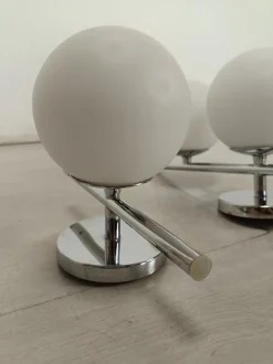 New Pamono Vintage Ball Wall Lights, 1970, Set of 3