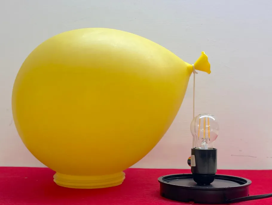 New Pamono Vintage Balloon Lamp by Yves Christin for Bilun, 1970s