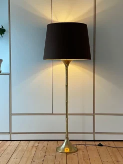 New Pamono Vintage Bamboo Lamp by Ingo Maurer, 1970s