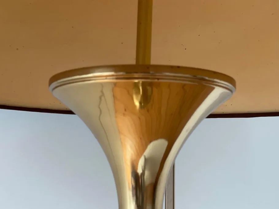 New Pamono Vintage Bamboo Lamp by Ingo Maurer, 1970s