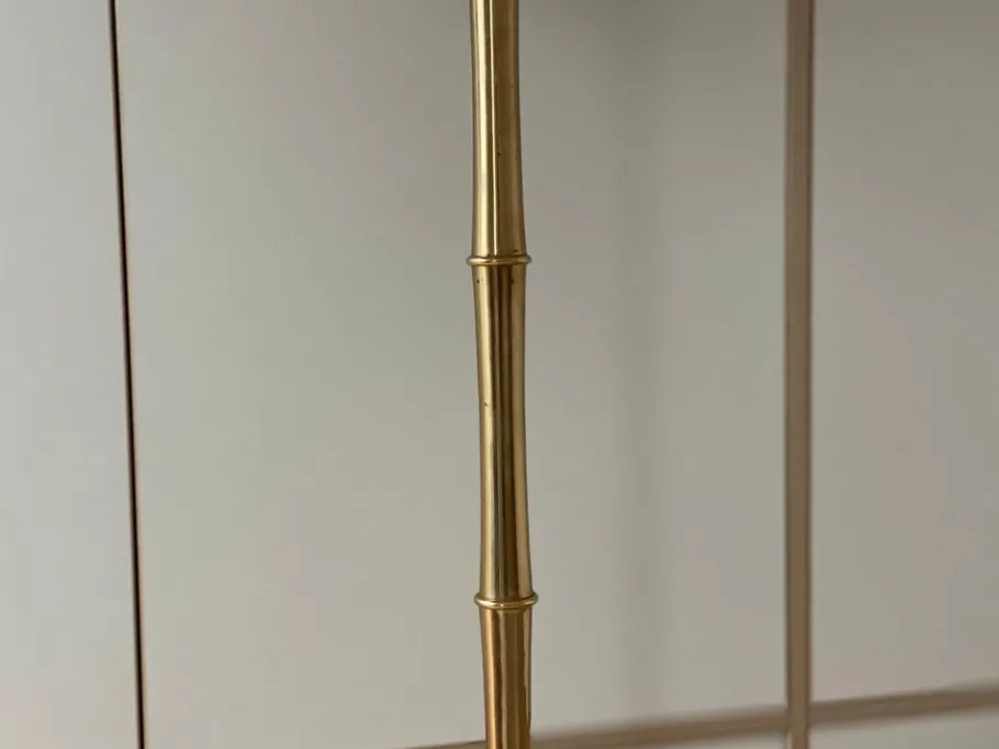 New Pamono Vintage Bamboo Lamp by Ingo Maurer, 1970s