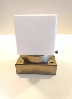 New Pamono Vintage Bauhaus Cubic Ceiling Light by Atrax Berlin or Rubli The Hague, 1930s