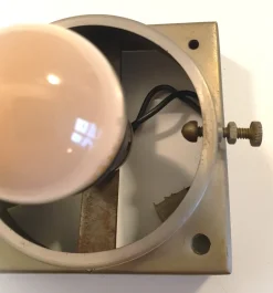 New Pamono Vintage Bauhaus Cubic Ceiling Light by Atrax Berlin or Rubli The Hague, 1930s